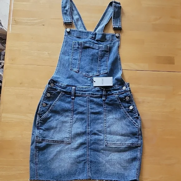 Judy Blue High-Waist Raw Hem Overall Skirt - Picture 3 of 12